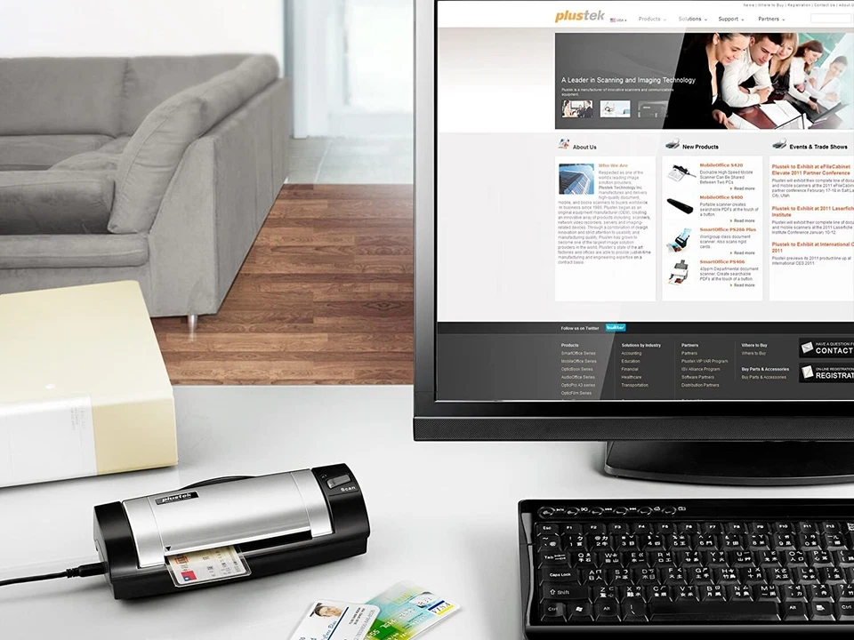 Plustek MobileOffice D600 Mobiler Scanner A6 600x600 dpi Duplex - Bild 3 von 3