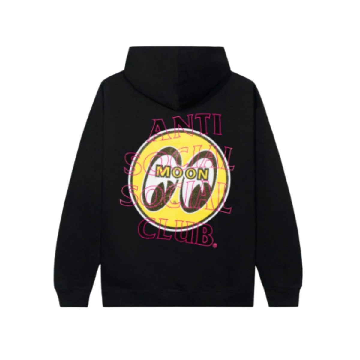 Anti Social Social Club X Mooneyes Stacked Hoodie black | eBay