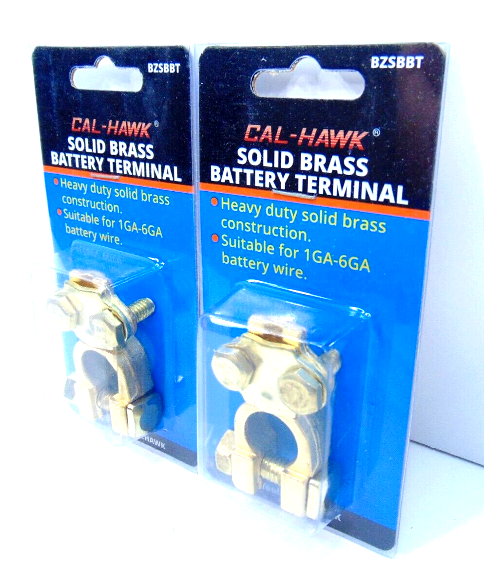 Brass Marine Battery Terminal Connectors Clamp Top Post Heavy Duty eBay