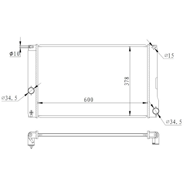 KüHler WasserküHler MotorküHler Aluminium FüR Toyota Auris _E18_-image