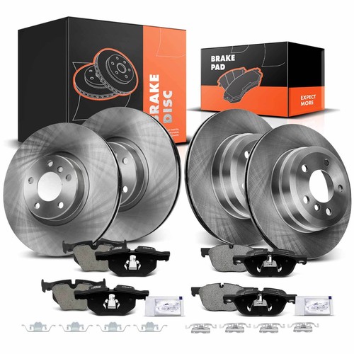 Front & Rear Brake Disc Rotors & Ceramic Brake Pads for BMW E70 E71 E72 X5 X6 eBay