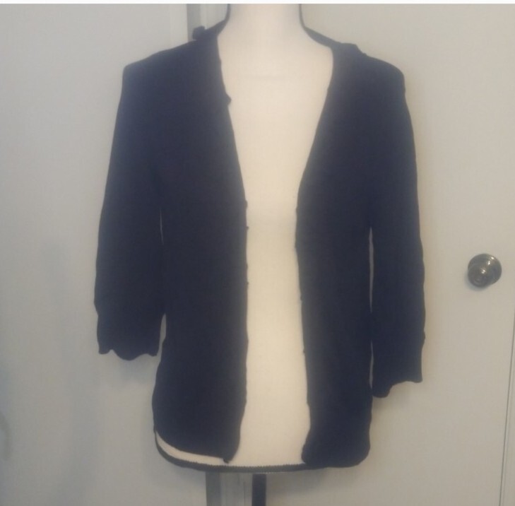 Women's Coldwater Creek Black Cardigan