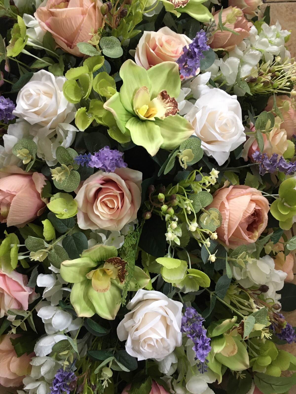 4ft Double Ended Artificial Coffin Spray Funeral Flowers eBay