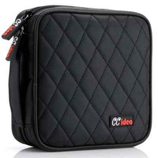 CCidea 40 Capacity CD/DVD Case Holder Portable Black