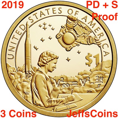 2019 PDS SACAGAWEA NATIVE AMERICAN Indians The Space Program P D S PROOF Dollars