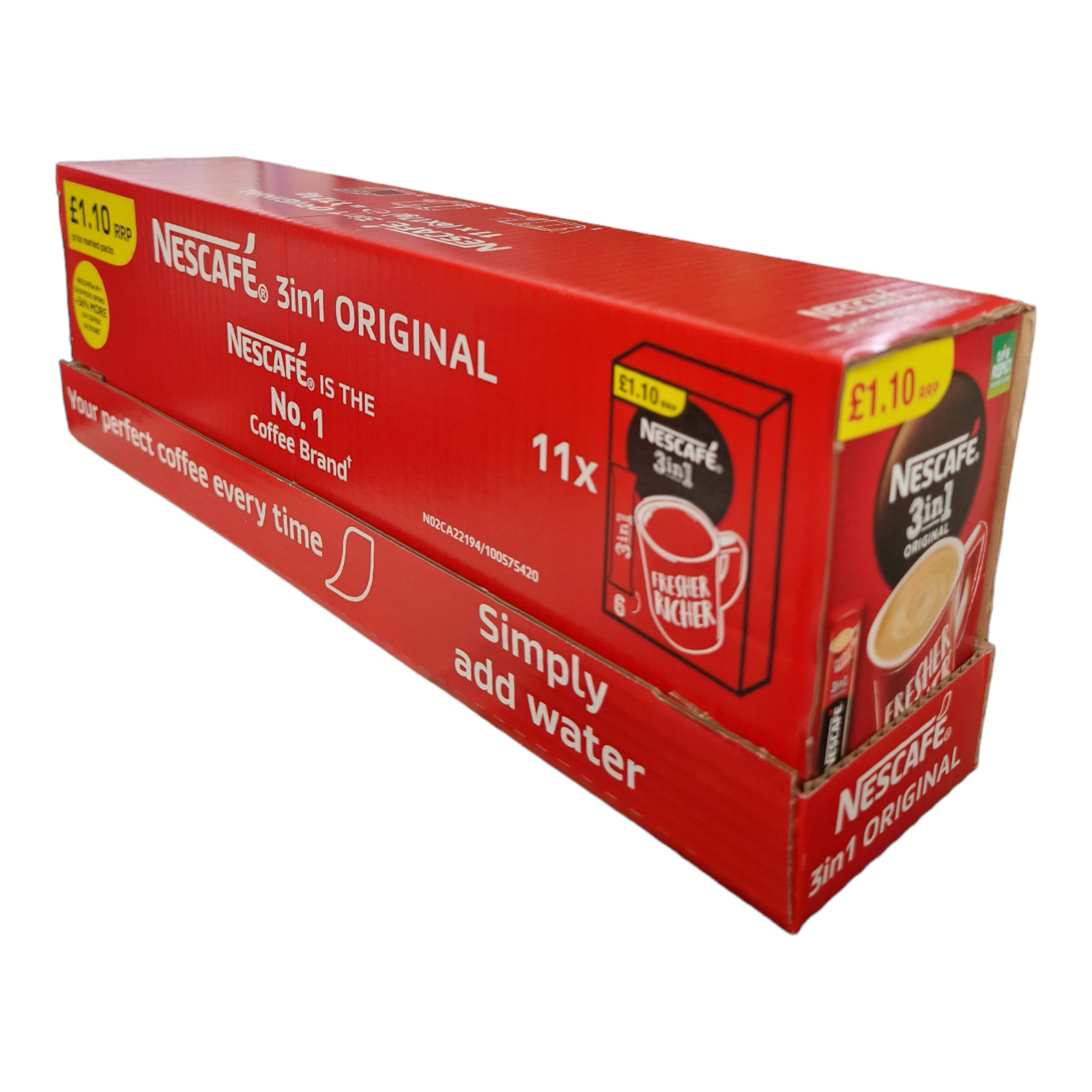 Nescafe 3in1 Original Instant Coffee Full Box, 11x6 Sachets eBay