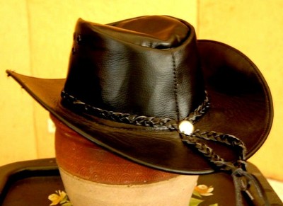 mexican leather hat