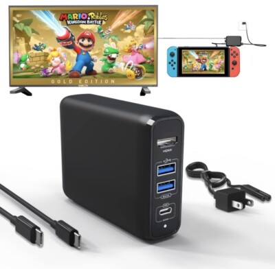 Dock Station for Nintendo Switch,Portable Docking Station for Tv