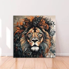 Abstract Lion Art Limited Edition High Quality Home Decor Australian Made
