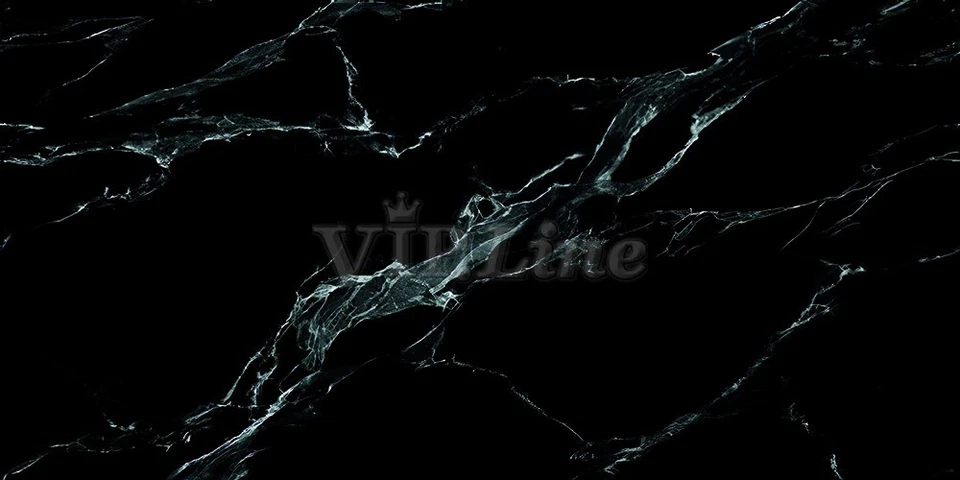 Póster autoadhesivo HD de fondo de acuario de mármol negro decoración de pecera Foto 2 de 4