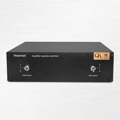 Q2 Power Amplifier Speaker 2 IN 2 OUT Audio Switcher HiFi Passive Amp Switcher