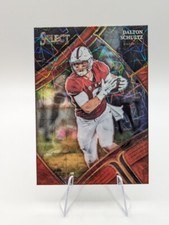 Dalton Schultz 2023 Panini Select Draft Picks Red Lazer #175 Cardinals