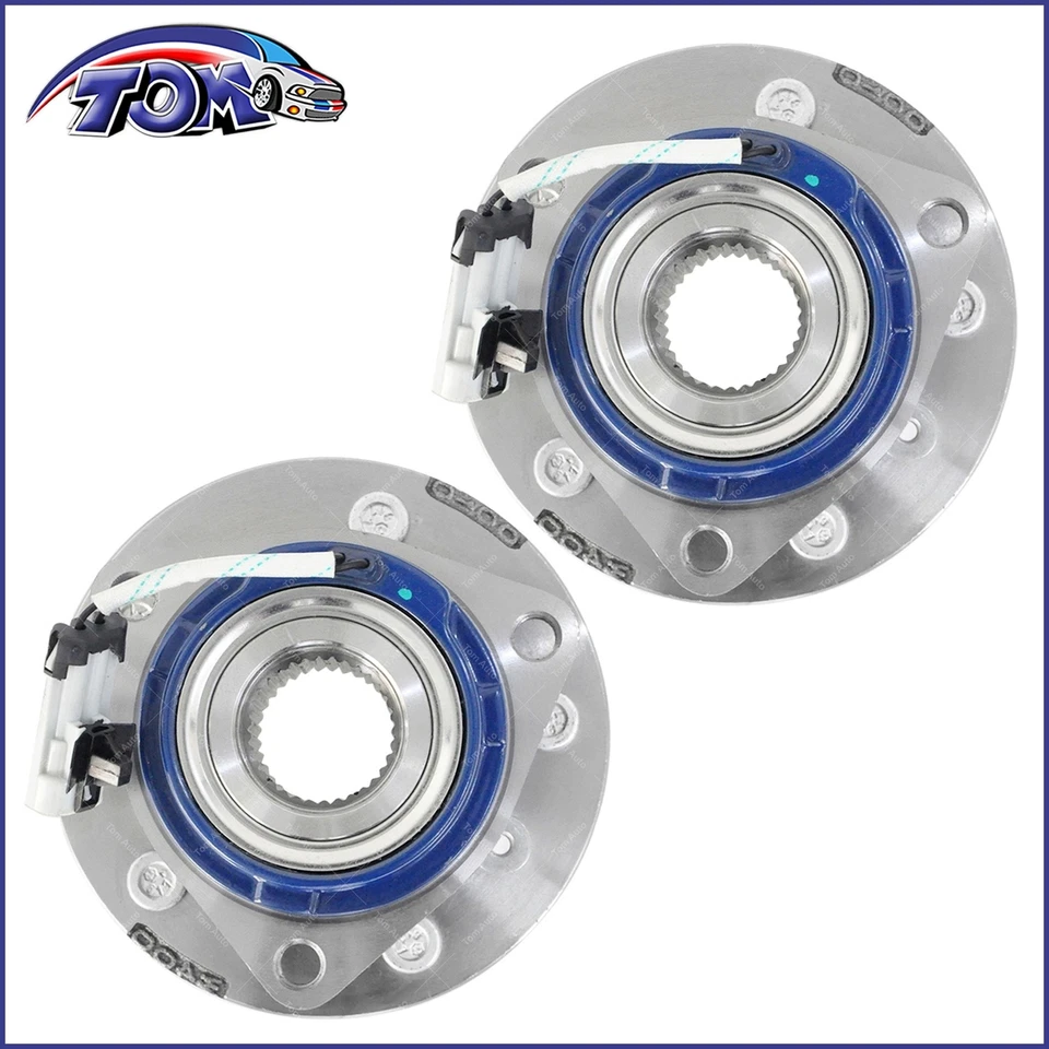 Buje de rodamientos de rueda delantera 2 piezas para Buick LaCrosse Lesabre Impala Venture DTS Foto 3 de 4