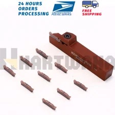 Lathe Grooving Cut-Off Tool Holder MGEHR1616-3T21 Carbide Inserts MGGMN300