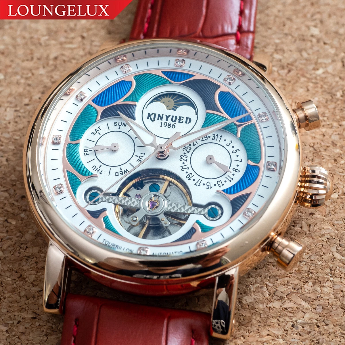 mechanical day date watch