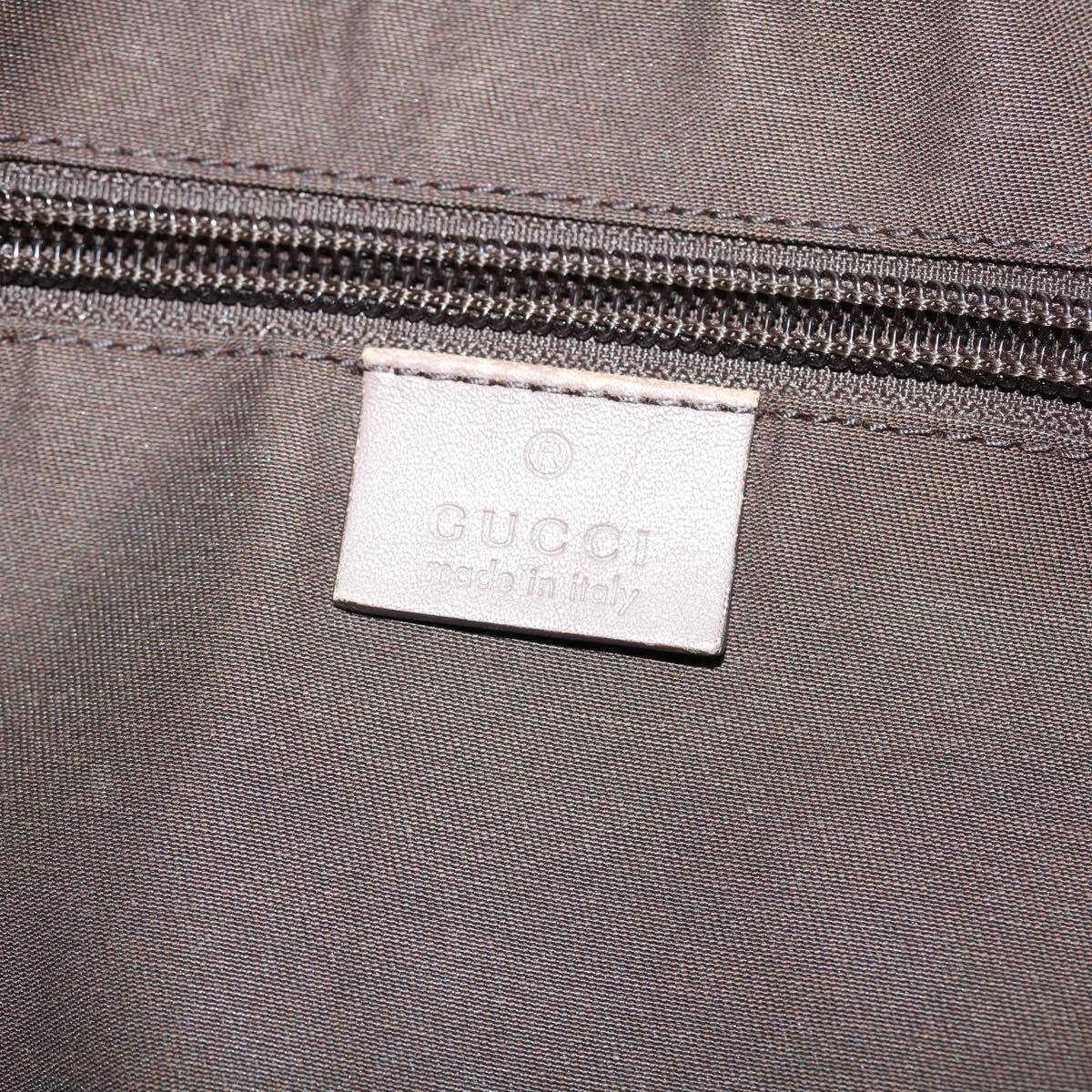 GUCCI GG Canvas Sherry Line Shoulder Bag Beige Gray pink GUCCI GG Canvas Sherry Line Shoulder Bag Beige Gray pink