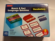Lakeshore PP957 Match  Sort Language Quickies Vocabulary Grades 4-5, 8 Games