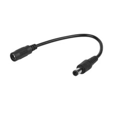 20pcs Generic plug adapter connector 5.5/2.1mm female to 6.3/3.0mm 18AWG 20cm