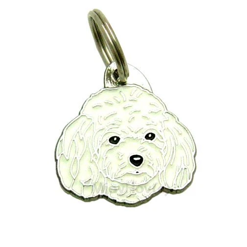 Dog name ID Tag,  Toy Poodle, Personalized, Engraved, Handmade, Charm - Image 2 of 4
