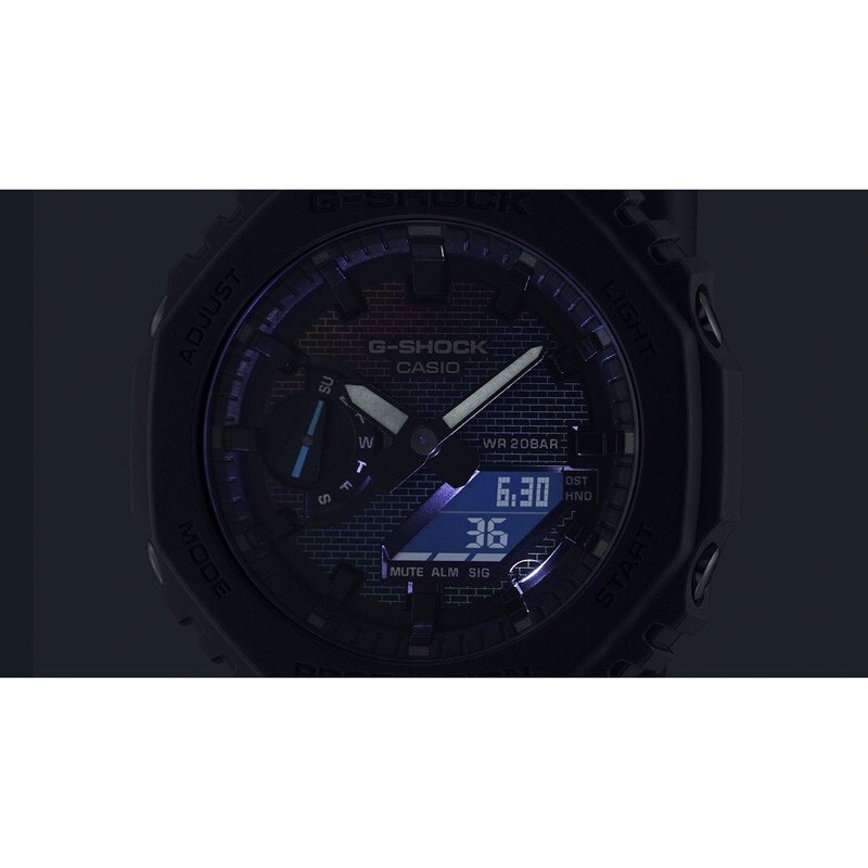 CASIO G-SHOCK GA-2100RW-1AJF Rainbow Brick Wall Carbon Analog 