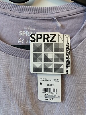 SPRZ NY T-Shirt Damen Größe M MoMa Special Edition Sol LeWitt