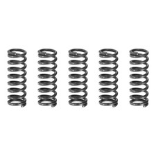 5Pcs Compression Spring, 7mm OD 1mm Wire Size 20mm Free Length, Silver Tone