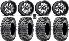 Fuel Nutz Black 14 Wheels 30 Roxxzilla Tires Textron Wildcat Xx