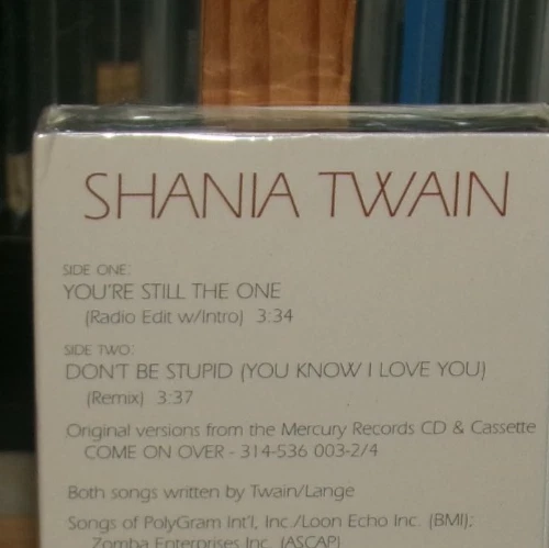 SHANIA TWAIN YOU'RE STILL THE ONE NEW CASSETTE SINGLE DON'T BE STUPID COME ON - Image 3 of 3
