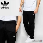 ADIDAS ORIGINALS MENS JOGGERS FLEECE SWEAT PANTS BLACK TREFOIL PANT M L XL