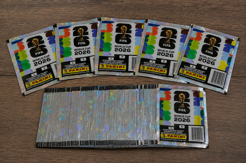 50 Official Panini FIFA World Cup 2026 Sticker Packs – Sealed & Authentic