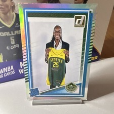 2025 Panini Donruss WNBA Rated Rookie Insert Dominique Malonga Seattle Storm #89