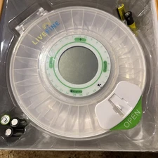 LiveFine 28-Day Automatic Pill Dispenser with Upgraded LCD Display & Lock, Frost