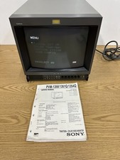 Sony 13" PVM-1351Q RGB Component Trinitron Gaming CRT Monitor W/Manual Tested