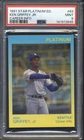 1991 Star Platinum Edition KEN GRIFFEY JR Career Info #63 PSA 9 MARINERS MT HOF