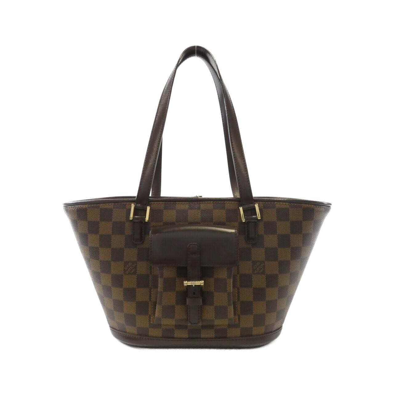 Authentic Louis Vuitton Damier Manosque PM N51121 Bag #270-004-309-3745