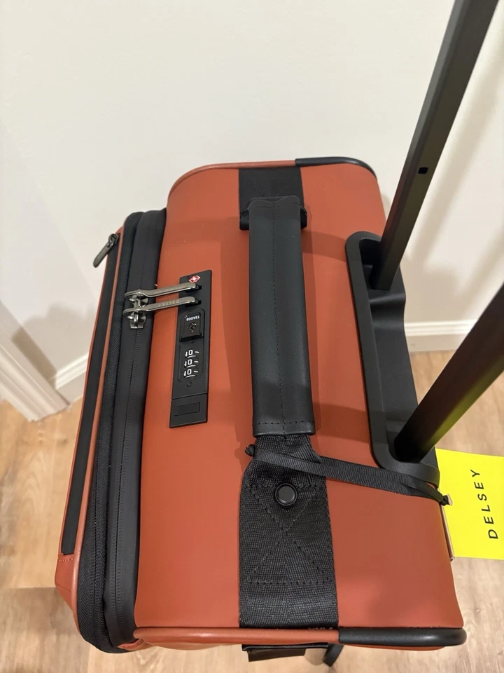 Delsey Paris turenne soft spinner carry on suitcase color brick - Image 4 of 4