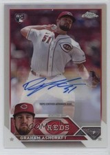 2023 Topps Chrome Update Refractor 435/499 Graham Ashcraft #AC-GAA Auto 5c2