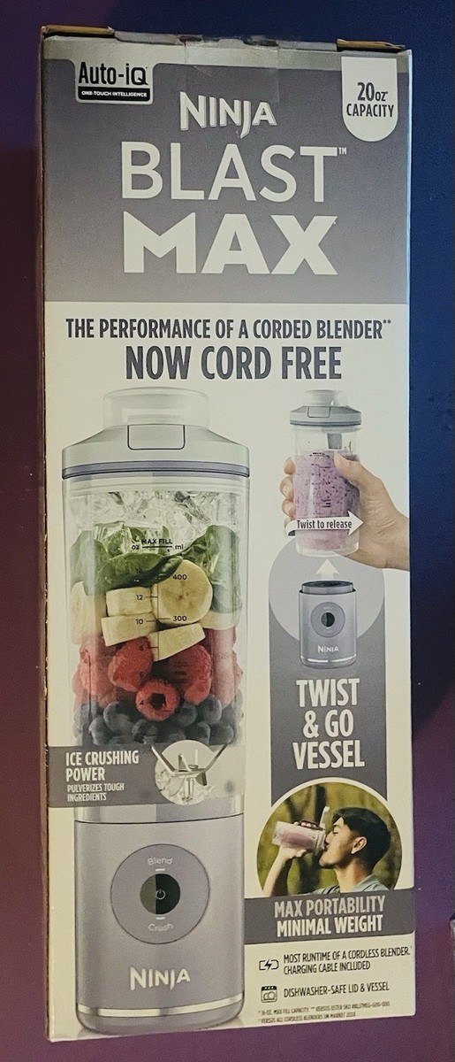 NINJA Blast Max 20oz Capacity Portable Blender Lavender Twist & Go