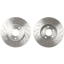 2x ABAKUS Bremsscheiben vorne passend für Mercedes-Benz B-Klasse W246 W242