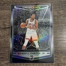 2018-19 Obsidian Basketball Wendell Carter Jr Silver Prizm Preview SP Rookie