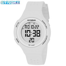 Us Womens Girls Outdoor Sport Digital Watch Waterproof Back Light Led Watch Gift