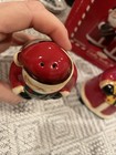 Oneida Jolly Santa Salt & Pepper Shakers Hand Painted Debbie Taylor Kerman — photo 6