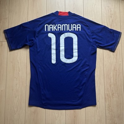 adidas サッカーシャツ NAKAMURA 10 adidas 2010-11 Japan National Team Home Jersey Shirt #10 NAKAMURA