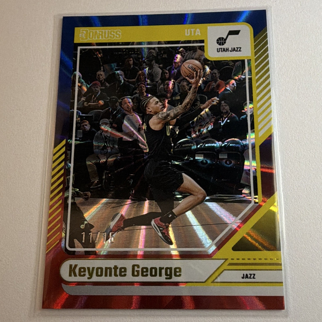 Panini 2024-25 Donruss Keyonte George Utah Jazz #47 Serial Numbered 11/15