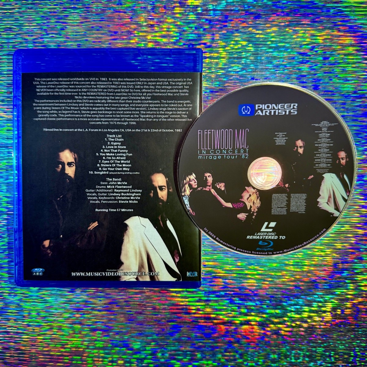FLEETWOOD MAC LIVE mirage tour 1982 (2026 Remaster LaserDisc to