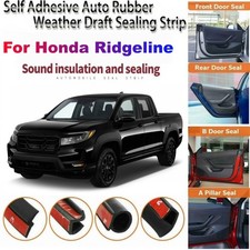 Door Rubber Seal Strips Weather Trim Wind Noise Reduction For Honda Ridgeline