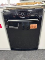 Indesit D2FHK26BUK Full Size Dishwasher - Black - E Rated