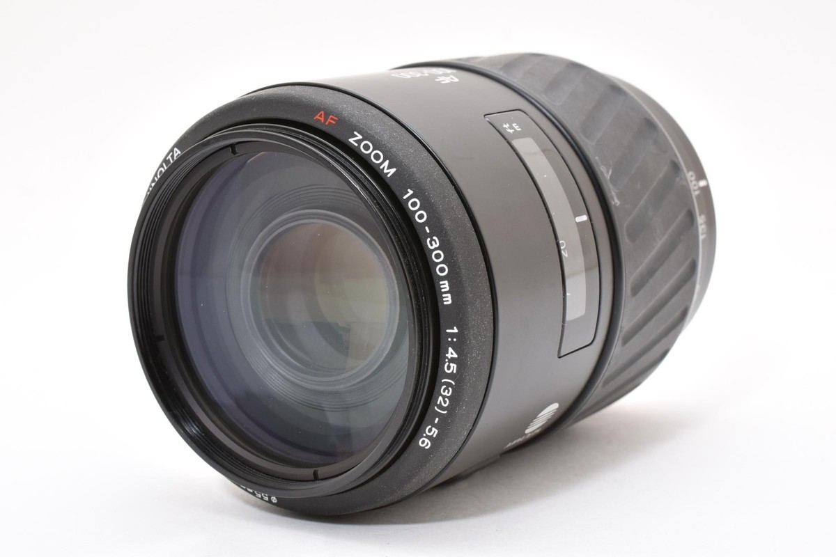 Minolta Af Zoom 100-300mm F4.5-5.6 Zoom Lens Tested Japan 【Exc
