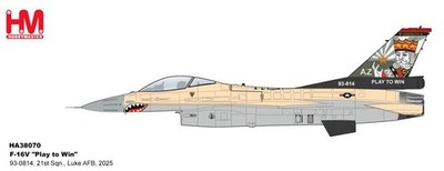 Hobby Master 1/72 HA38070 F-16V Fighting Falcon Tucson ANG ''Play to Win'' LAGERWARE