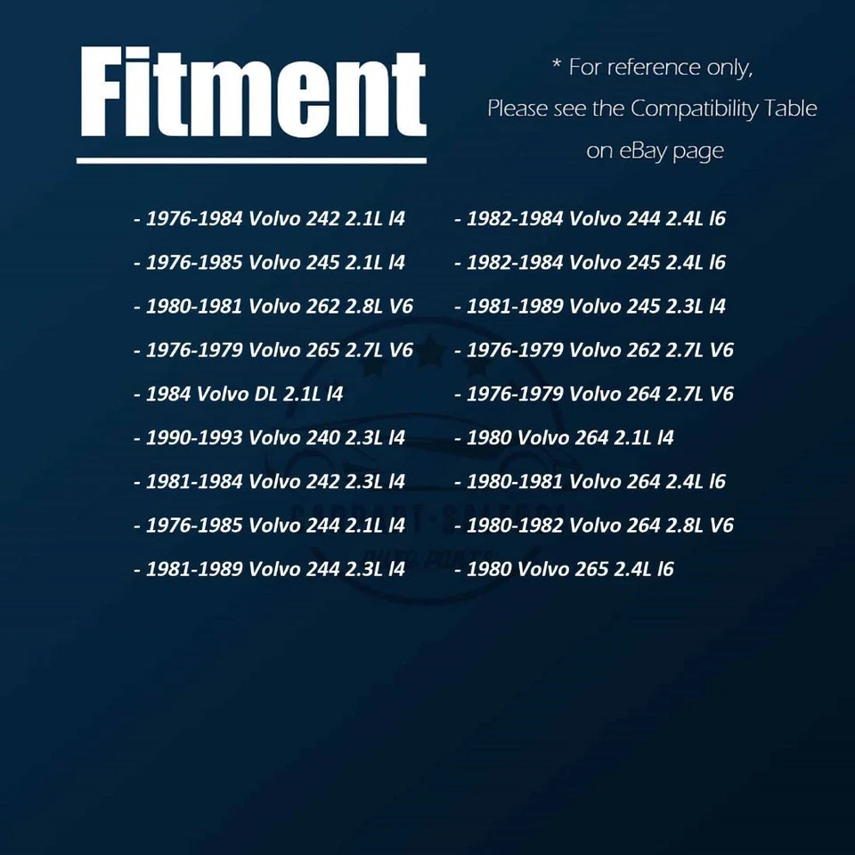 Nugeon Brake Calipers Front 2x For Volvo 245 1976-1985 Volvo 262 1980-1981 - Image 2 of 4